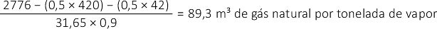 Fórmula de Cálculo de Consumo de Gás