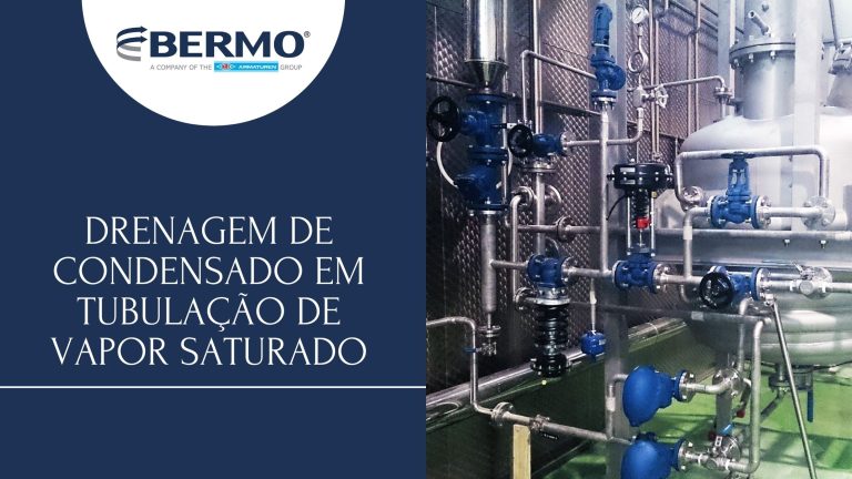 Drenagem de Condensado em Tubulação de Vapor Saturado